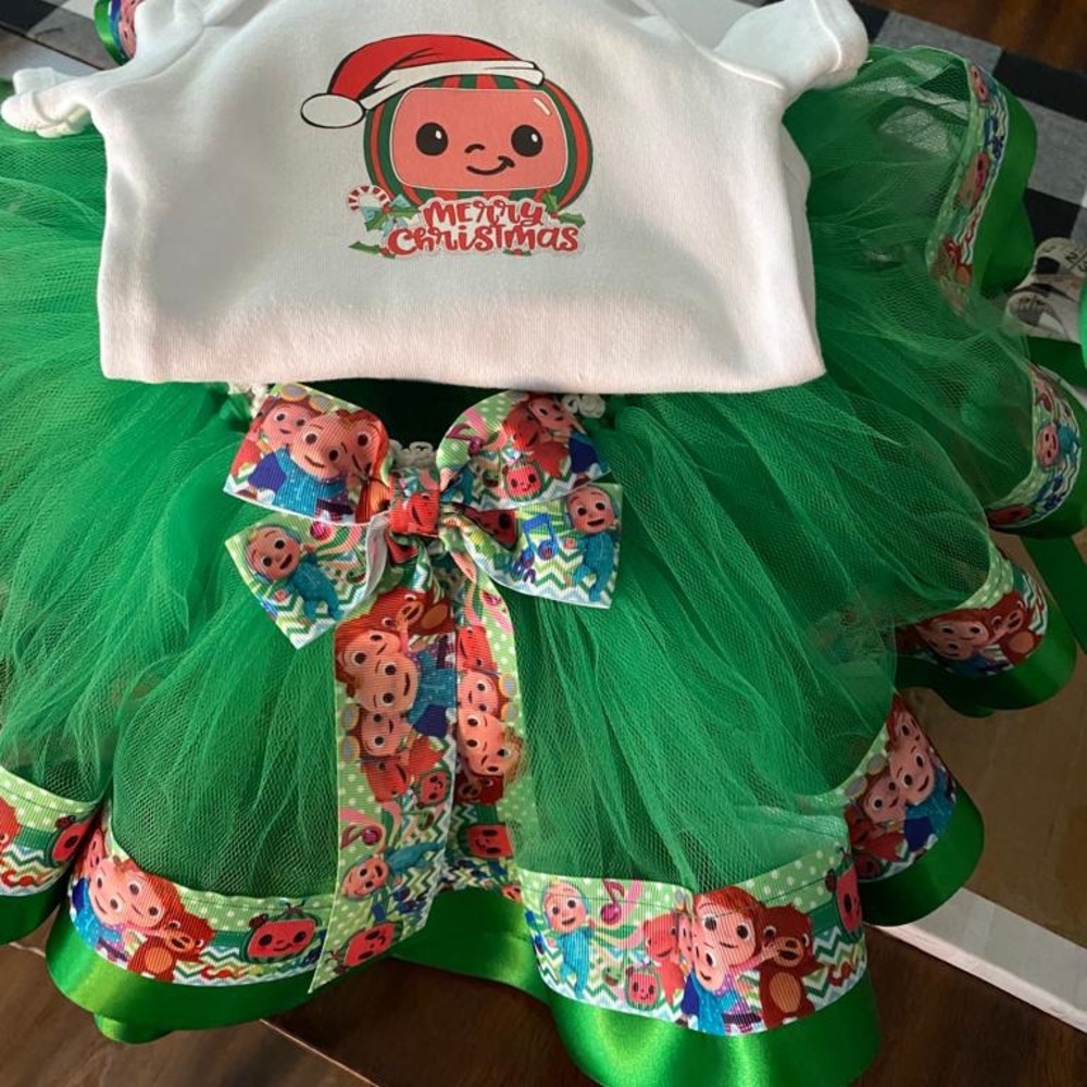 COPY - Christmas cocomelon tutu set